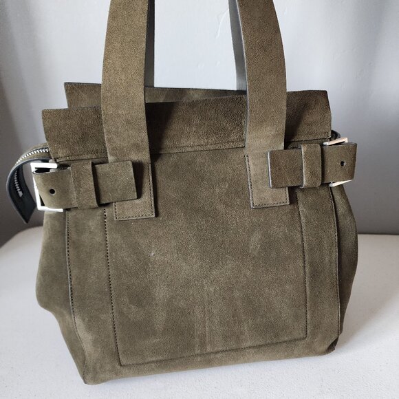 All Saints Suede Tote "EUC" - Picture 6 of 16